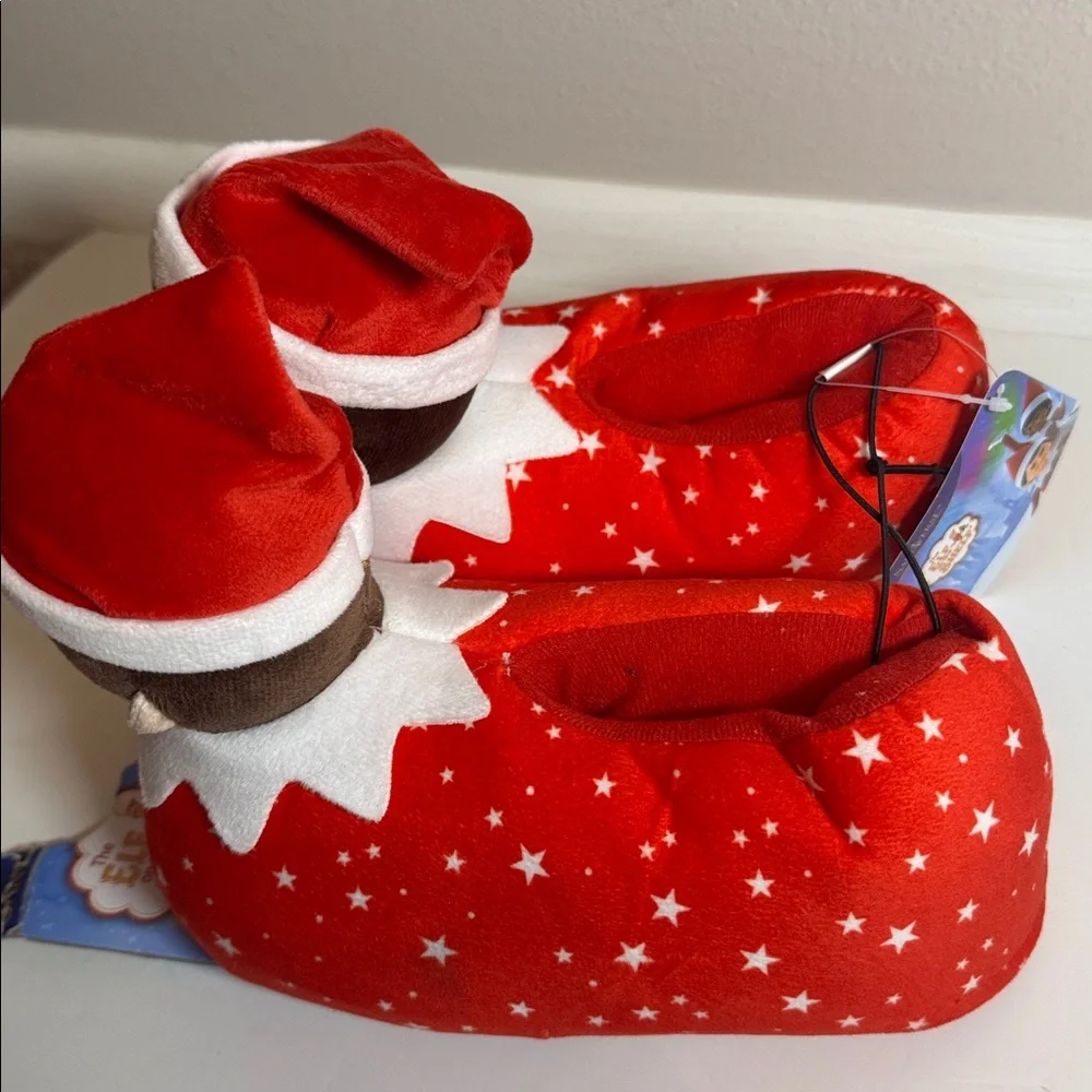 NEW Elf on the Shelf boys 13 1 slippers house girls red plush doll small NWT